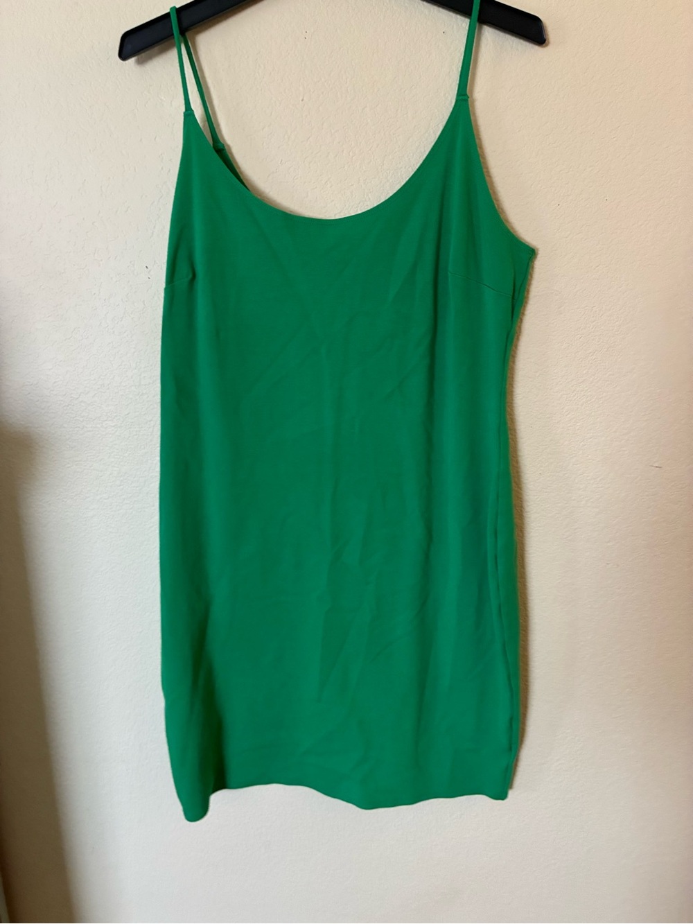 love J Emerald Green Spaghetti Strap Camisole Dress